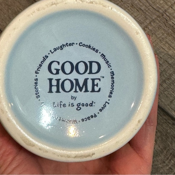 Life is Good Blue Coffee Mug Cup Daisy "Do What You Like, Like What You Do" - Picture 3 of 7